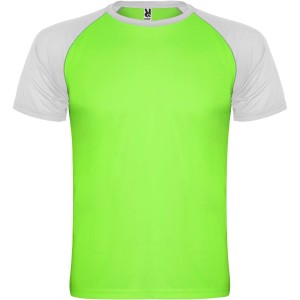 Roly Indianapolis rvid ujj uniszex sportpl, fluor green, white