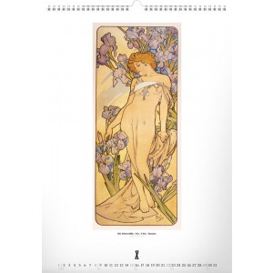 Falinaptr Alphonse Mucha 2024, 33  46 cm (naptr)