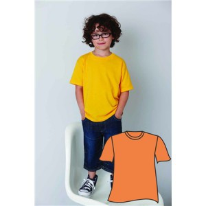 Gildan gyerekpl, tennessee orange (T-shirt, pl, 90-100% pamut)